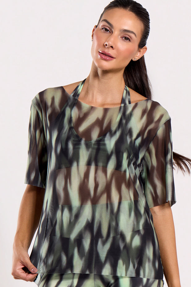 Blusa de Tule Natureza