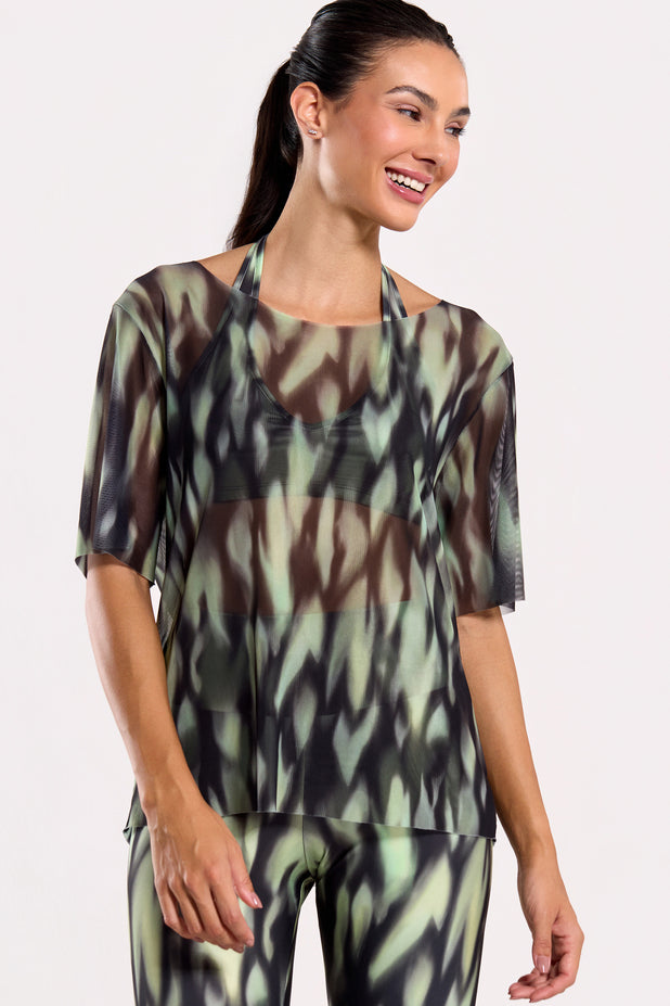 Blusa de Tule Natureza