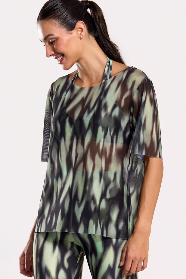 Blusa de Tule Natureza