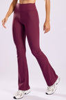 Calça Flare Canelada Roxa
