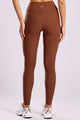 Legging Básica Canelada Marrom