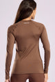 Blusa Proteção UV Marrom