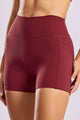 Short de Poliamida com Bolso Lateral Vinho