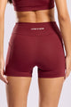 Short de Poliamida com Bolso Lateral Vinho
