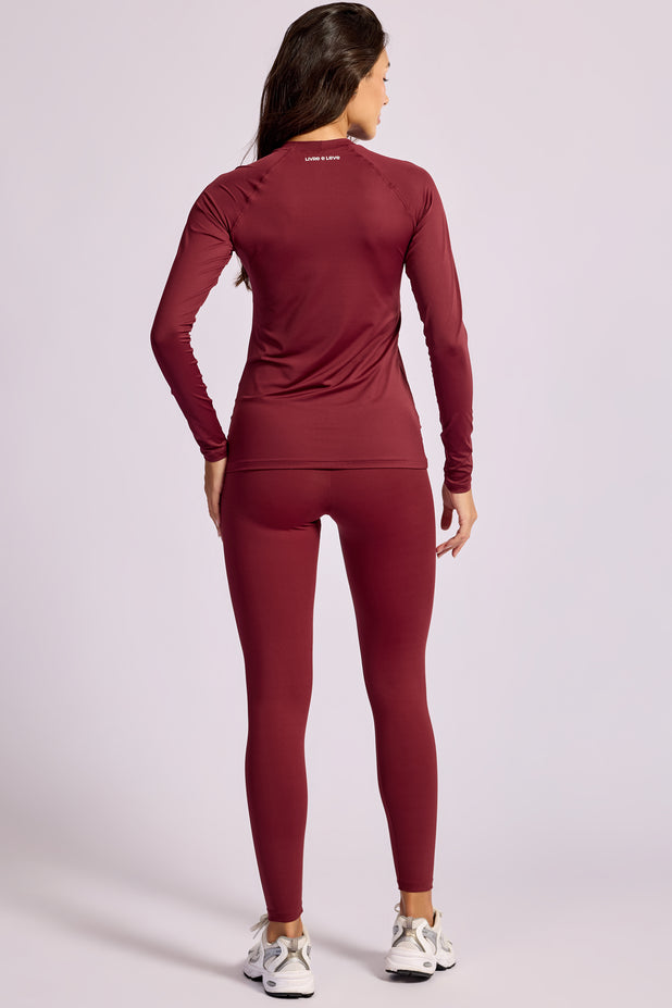 Blusa Proteção UV Vinho
