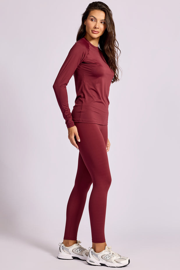 Blusa Proteção UV Vinho