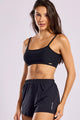 Short Soltinho Elástico Cós Preto