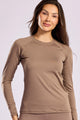 Blusa Proteção UV Marrom Claro
