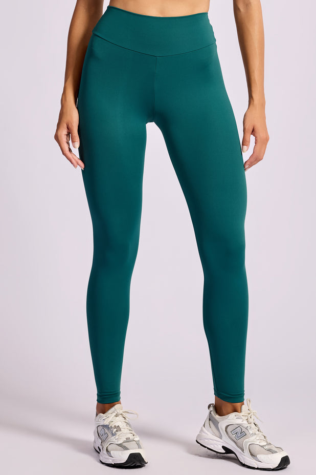 Legging Básica de Poliamida Verde