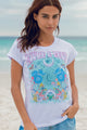 Blusa Baby Long Jardim Místico