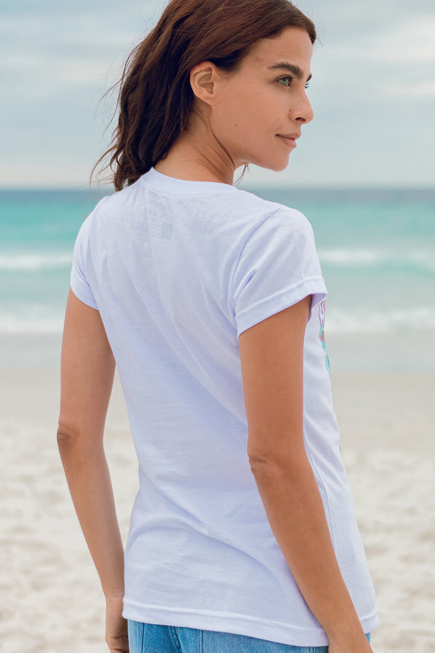 Blusa Baby Long Jardim Místico