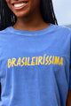 T-Shirt Estonada Azul Brasileiríssima
