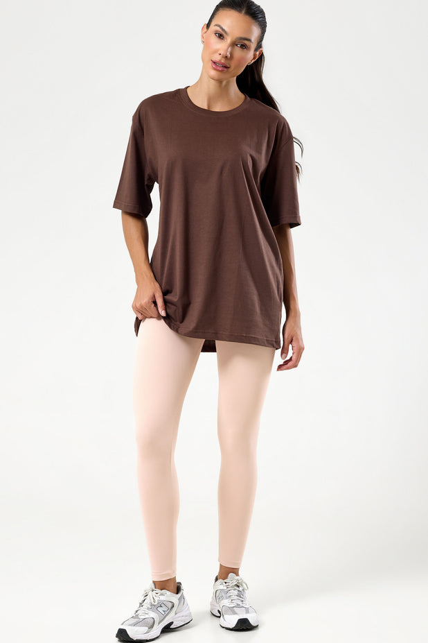 T-Shirt Oversized Marrom