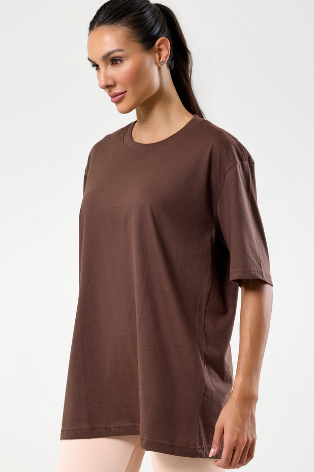 T-Shirt Oversized Marrom