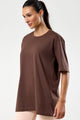 T-Shirt Oversized Marrom