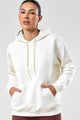 Casaco de Moletom com Capuz Off White