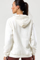 Casaco de Moletom com Capuz Off White