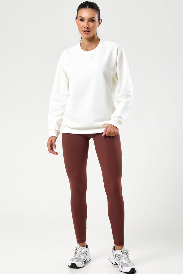 Casaco de Moletom Off White