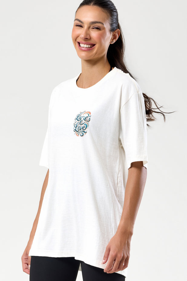 T-Shrit Oversized Vibrações Leves