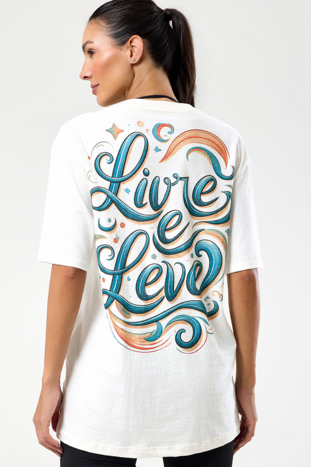 T-Shrit Oversized Vibrações Leves