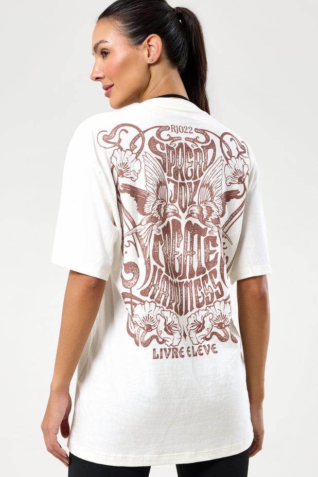 T-Shrit Oversized Espalhe Alegria