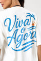 T-Shrit Oversized Viva o Agora