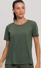 Blusa com Fenda Lateral Furadinha Verde