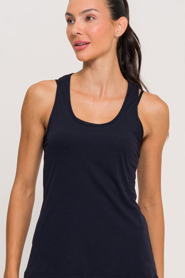 Regata Nadador Básica Preta