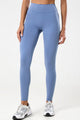 Legging com Cós em V Azul Claro