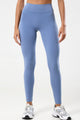 Legging com Cós em V Azul Claro