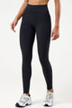 Legging com Cós em V Preta