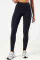 Legging com Cós em V Preta