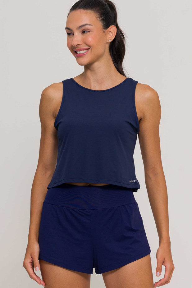 Regata Curta Detalhe Costas Marinho