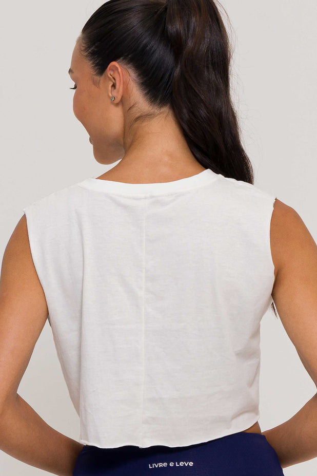 Cropped Regata Jardim Livre e Leve