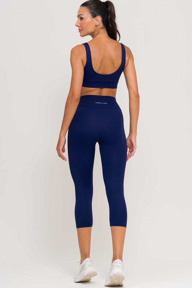 Top Regata de Poliamida Marinho