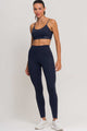 Conjunto Top Alcinha e Legging Poliamida Chumbo