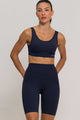 Conjunto Top Regata e Bermuda Poliamida Chumbo