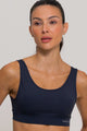 Conjunto Top Regata e Bermuda Poliamida Chumbo