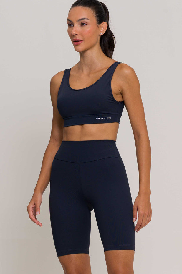 Bermuda de Poliamida Chumbo