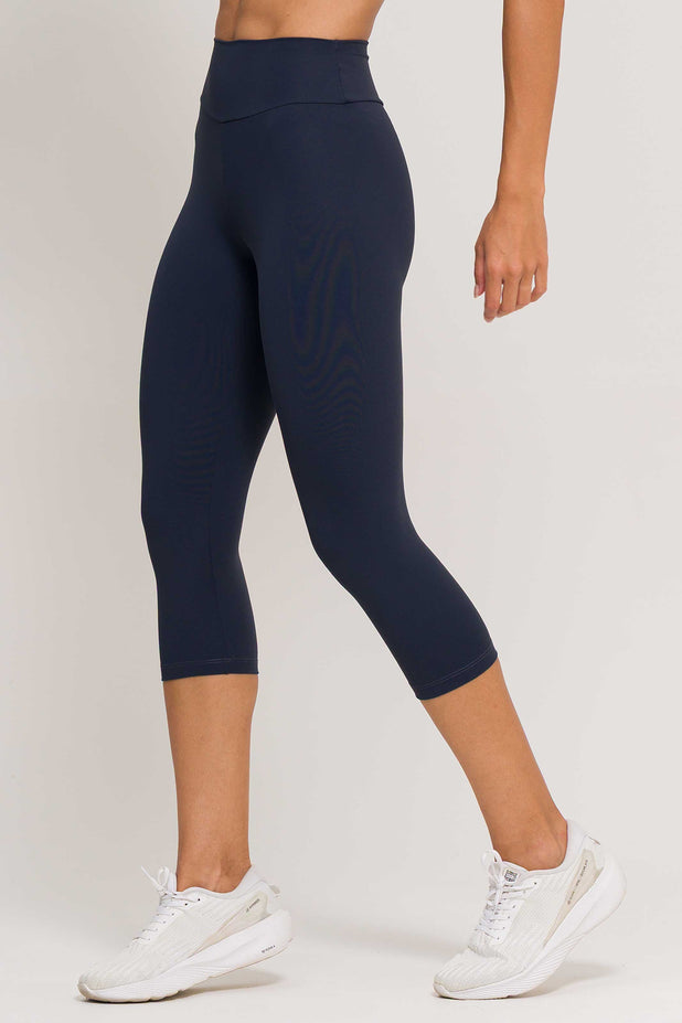 Conjunto Top Regata e Corsário Poliamida Chumbo
