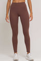 Conjunto Top Alcinha e Legging Poliamida Marrom