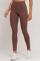 Legging de Poliamida Marrom