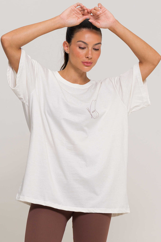 T-Shrit Oversized Asas pra Voar
