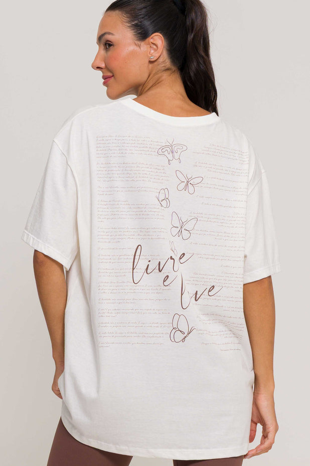 T-Shrit Oversized Asas pra Voar