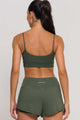 Conjunto Top Alcinha e Short Soltinho Poliamida Verde