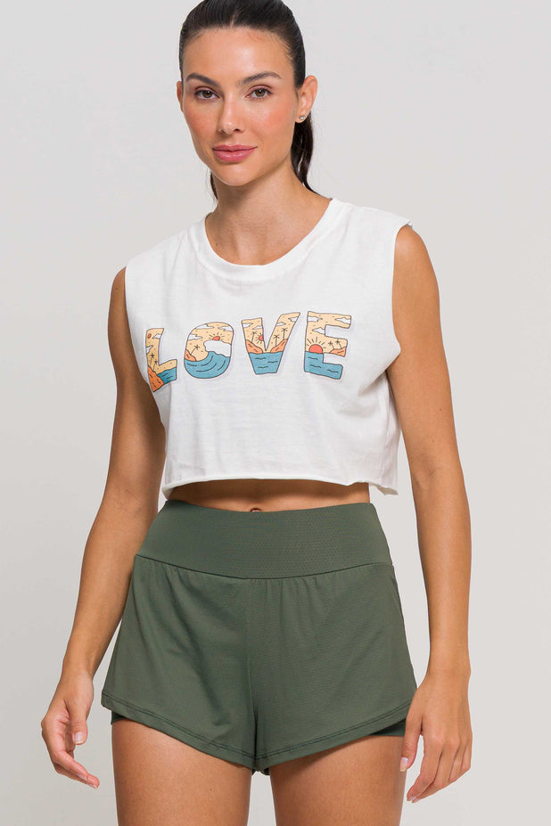 Cropped Regata Love