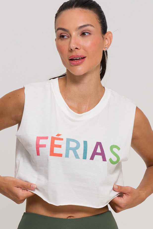 Cropped Regata Férias