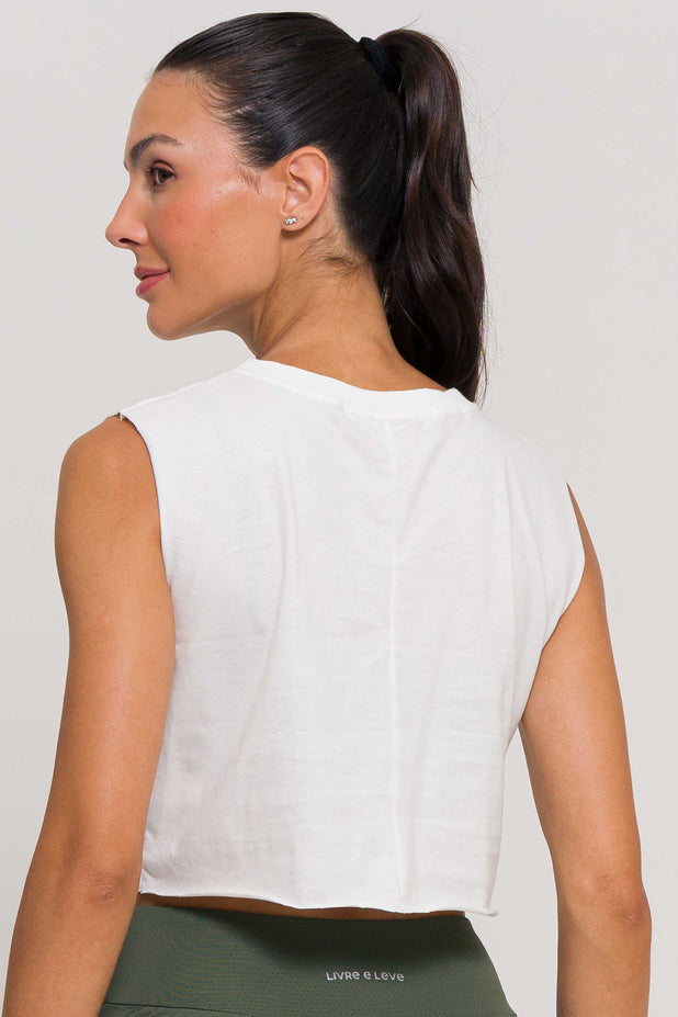 Cropped Regata Férias