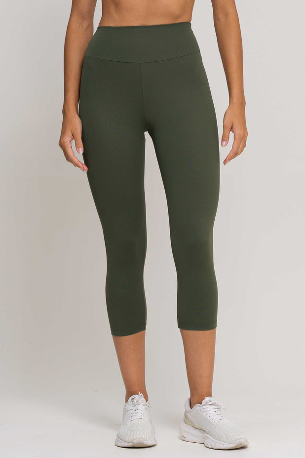 Conjunto Top Regata e Corsário Poliamida Verde