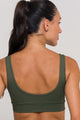 Top Regata de Poliamida Verde